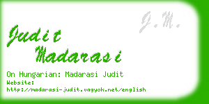 judit madarasi business card